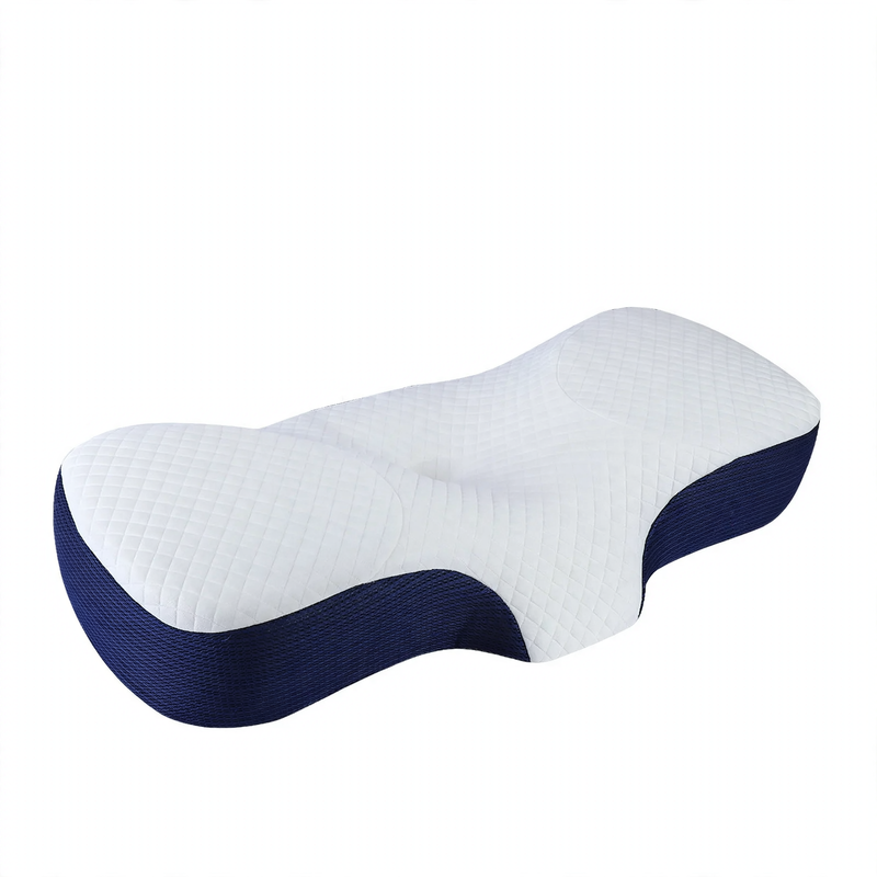 Memory foam neck support pillow, butterfly shape