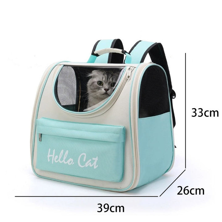 Transport backpack for dogs and cats, canvas