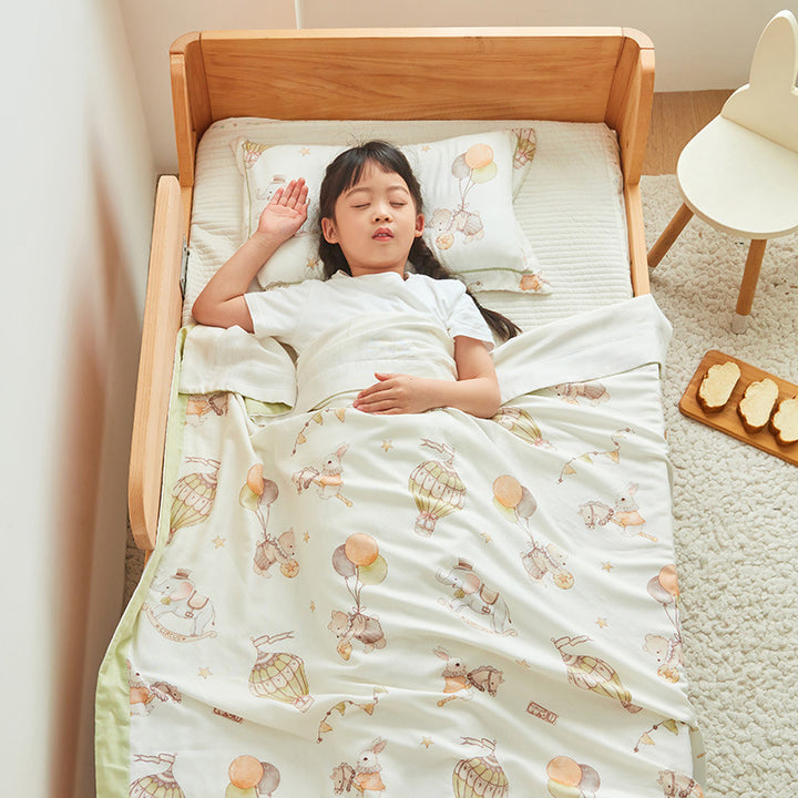 Children's blanket made of bamboo silk, four layers, 80×110 cm