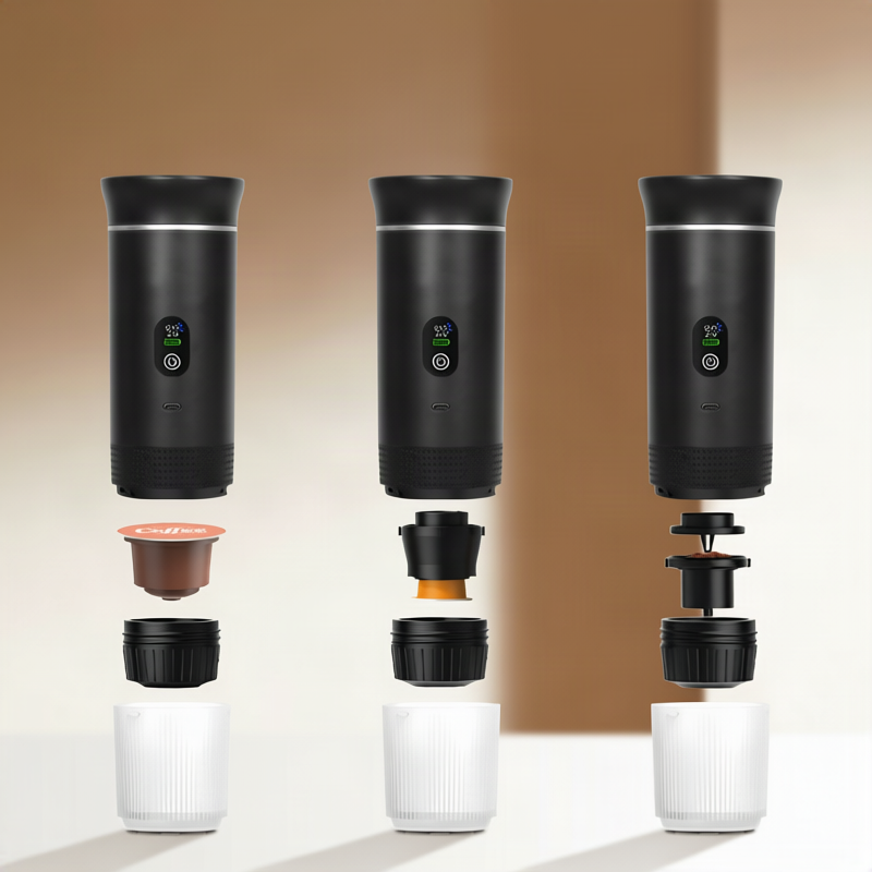 Portable electric coffee grinder