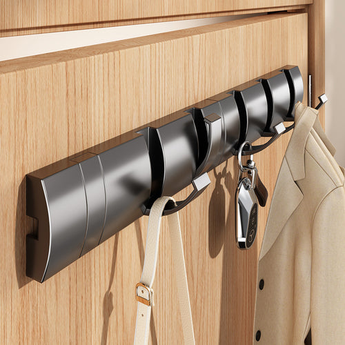 Foldable bathroom door hooks made of ABS