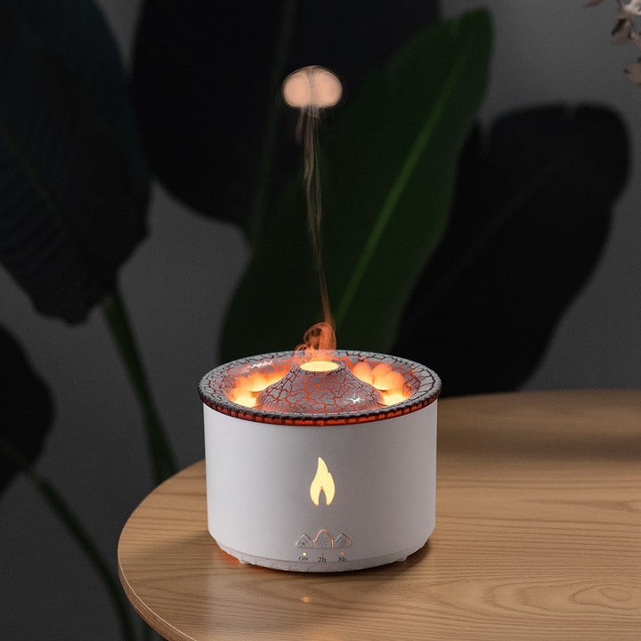 Aroma diffuser with ultrasonic spraying