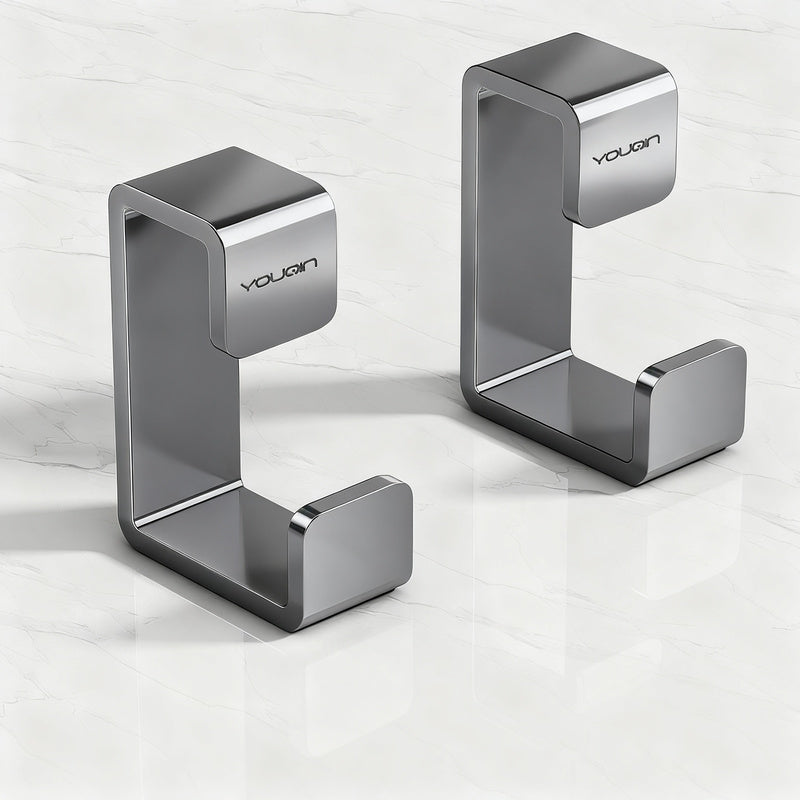 Stainless steel hanging hooks for sinks