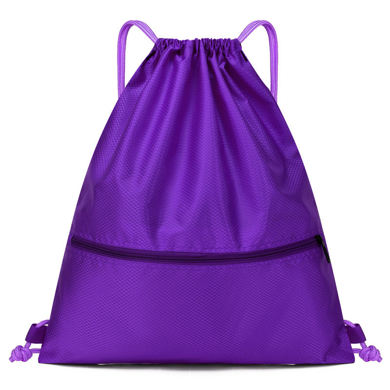 Sporty backpack with drawstring, waterproof