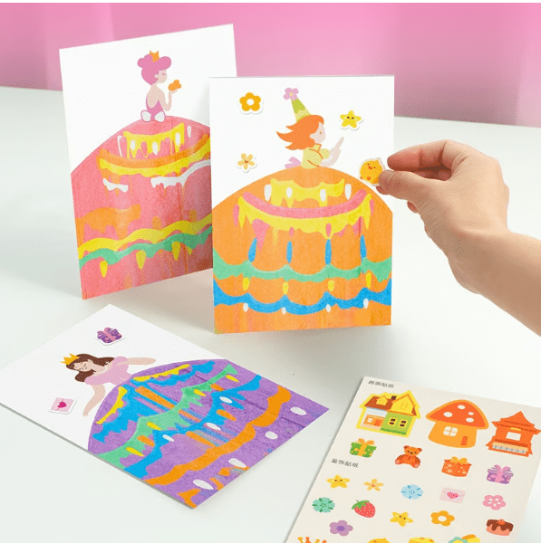 BowLift | Safe & imaginative scratch paper set for children
