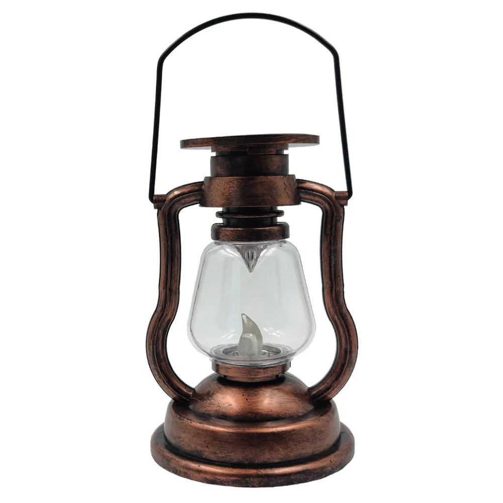 Retro Solar Lantern – Vintage Style for Outdoor Camping, Garden and Balcony, Weatherproof and Energy Efficient | Bowlift