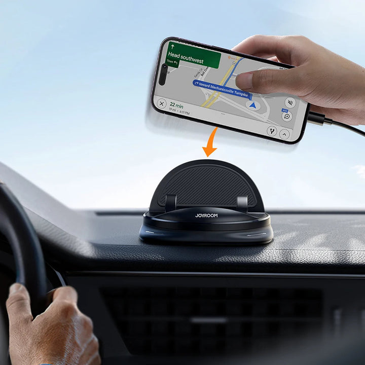 BowLift | 360° Rotating Car Phone Mounts | Phone Holders Adjustable Dashboard & Air Vent Mount for Smartphones, Ideal for Safe Driving and Navigation