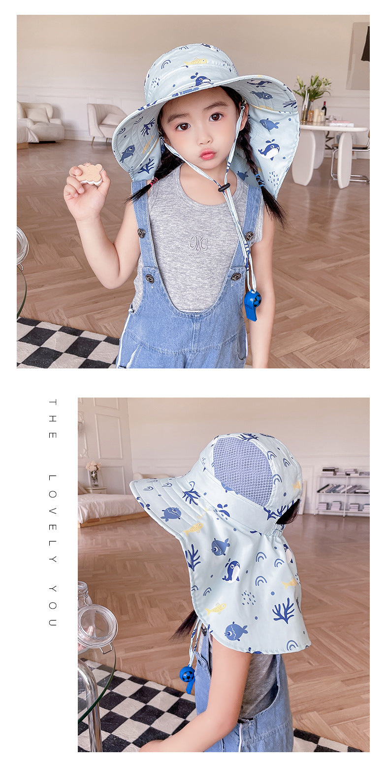 BowLift | Children's Sun Hat with UPF 50+ - Adjustable Chin Straps and Wide Brim