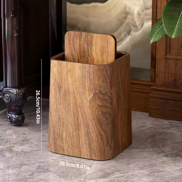 Marble Trash Can | Elegant Swivel Lid | Bowlift