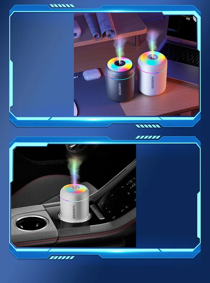 BowLift | MINI AIR HUMIDIFIER WITH AROMATHERAPY - USB POWERED - PERFECT FOR CAR AND BEDROOM