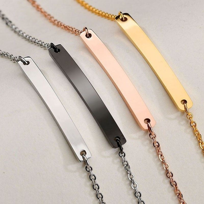 Stainless steel bracelet with geometric design