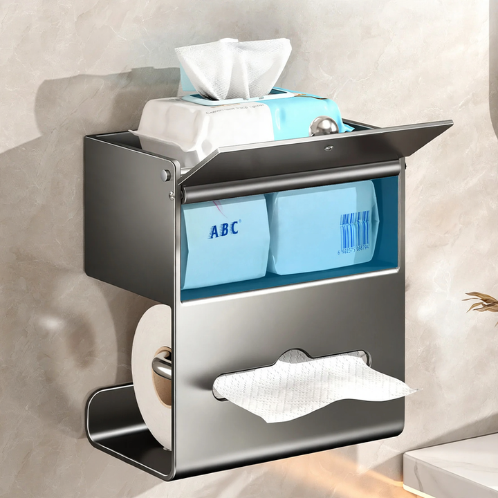 Toilet paper holder, 3-ply, model 010-048-A