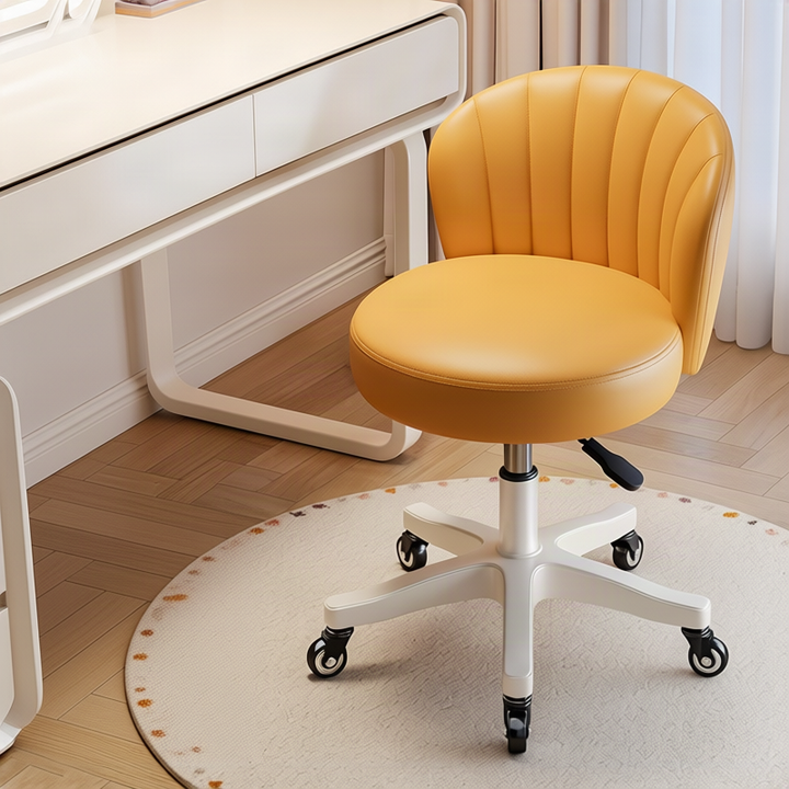 Bar stool with bowl and high backrest