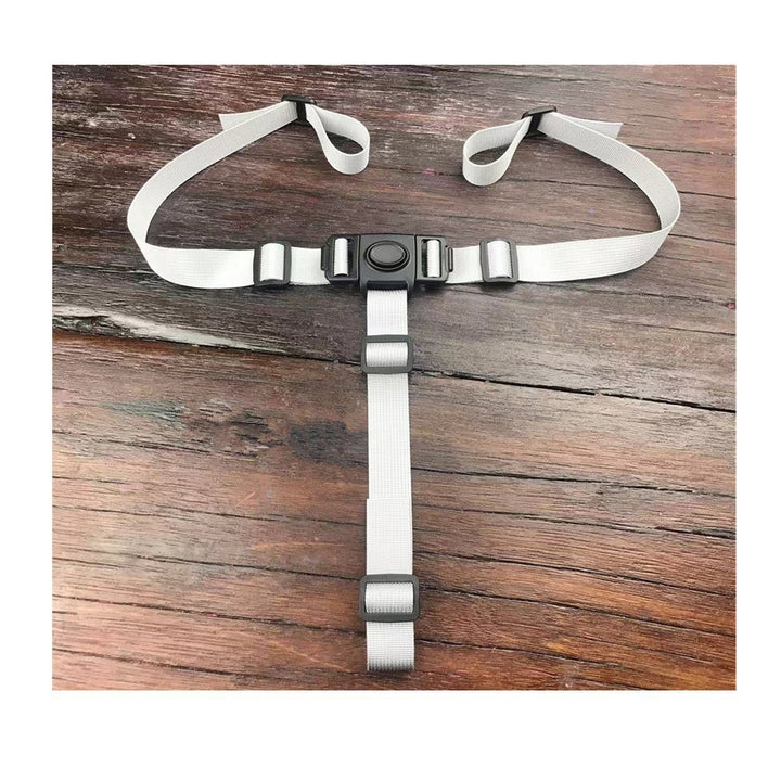 Safety belt for high chair, three-piece, made of nylon