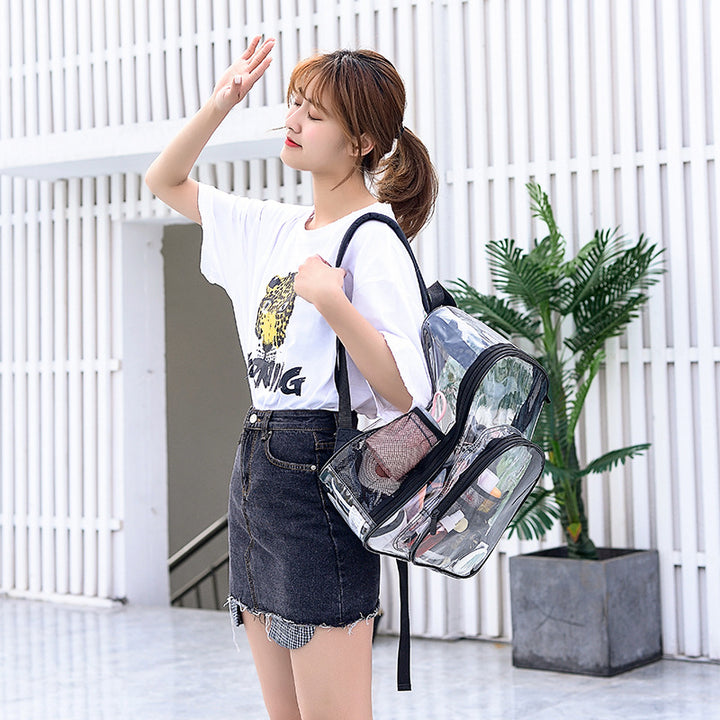 Transparent Backpack, 20–35 L, waterproof