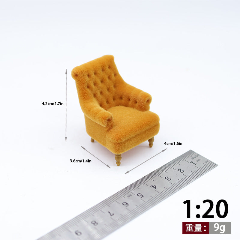 Miniature Armchair, Dollhouse Furniture