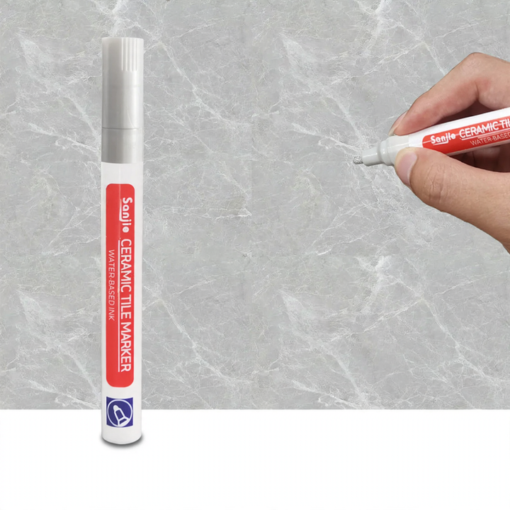 Grout pen for ceramic tiles in various colors