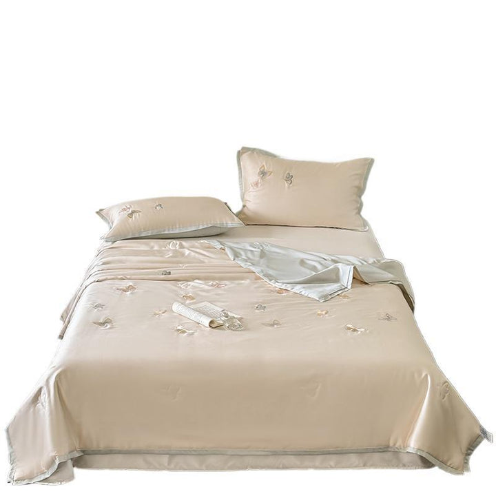 Lyocell summer bedding set, 4-piece, light and breathable
