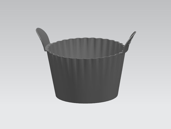 Silicone baking mold, egg shape, 9×7.5×5.5 cm
