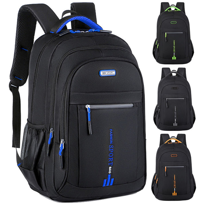 Large Nylon Backpack, 36–55 L, waterproof and theft-proof