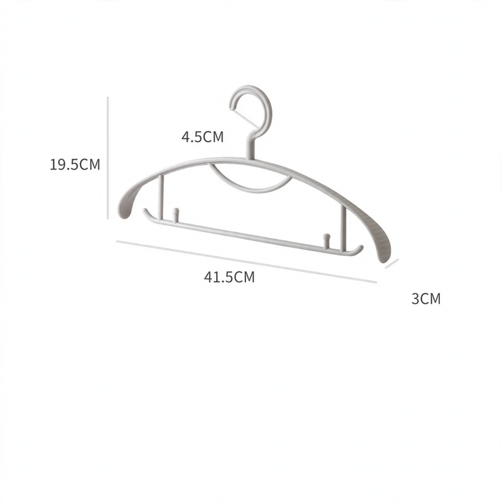 Plastic Clothes Hanger FAY, non-slip