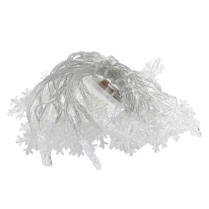 LED fairy lights with star motifs