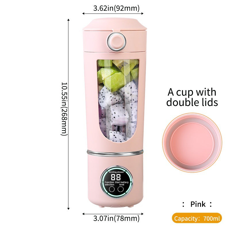 Portable juicer with stainless steel inner part, 601–800 ml