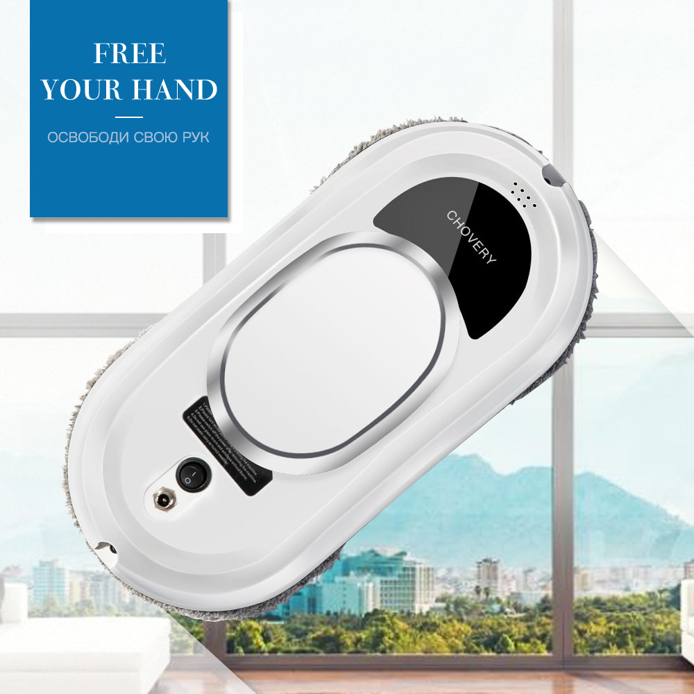 BowLift | CleanBot Smart Window Cleaner with Remote Control – Streak-Free Glass Cleaning