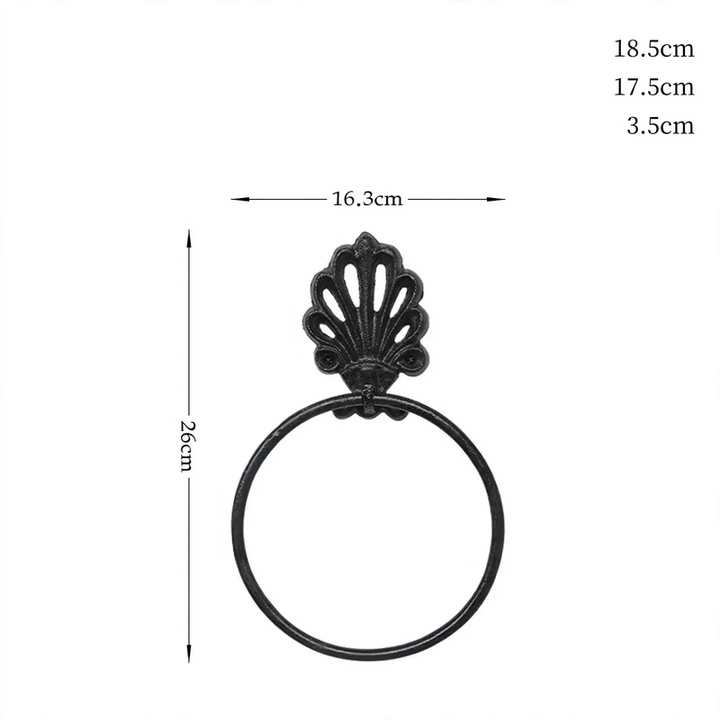 Cast Iron Towel Rack, Vintage Style