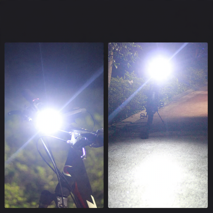Bicycle light front, USB charging, strong brightness