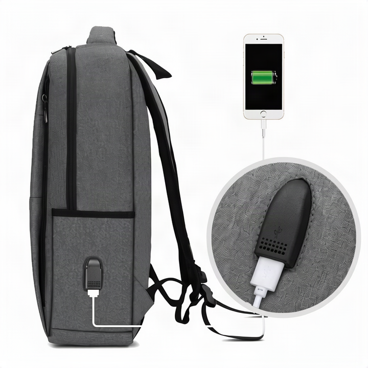 Backpack with USB charging function, 20–35 L