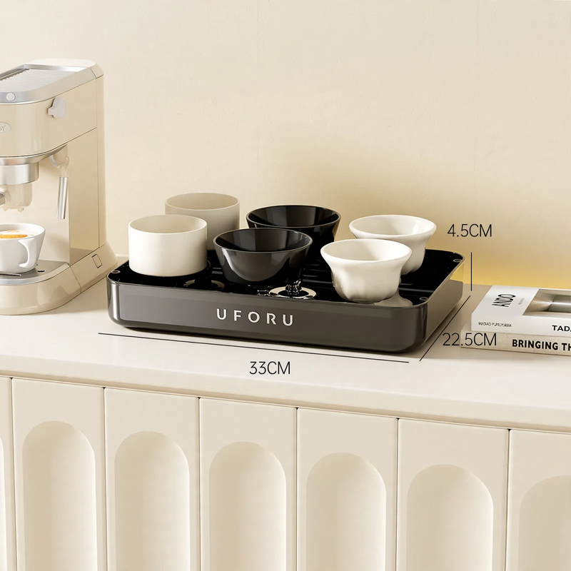 Double-layer cup rack made of plastic