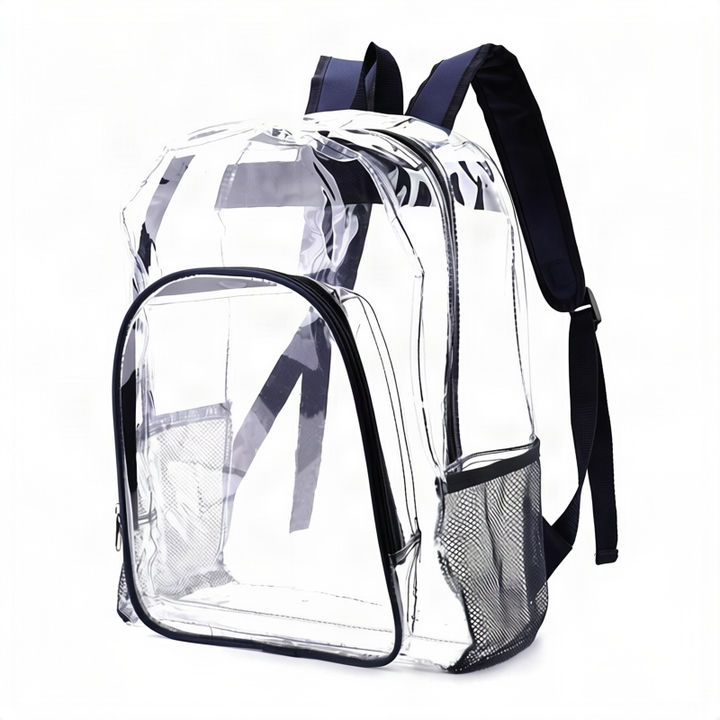 Transparent PVC backpack, waterproof