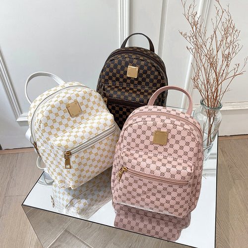 Ladies backpack, water-repellent, fresh design