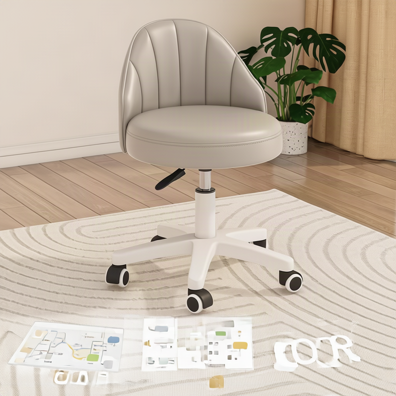 Bar stool with bowl and high backrest