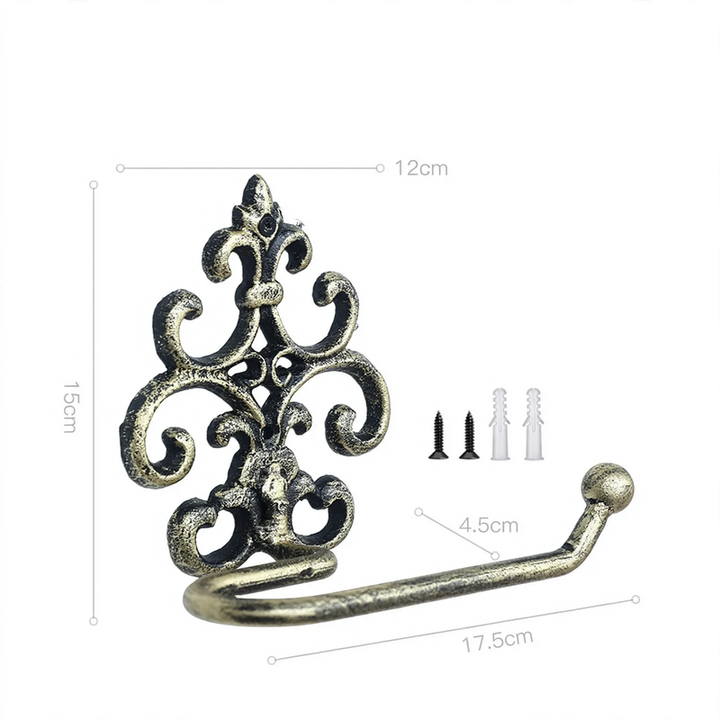 Cast Iron Towel Rack, Vintage Style