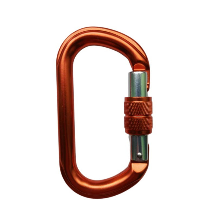 Steel carabiner for climbing, 25 KN