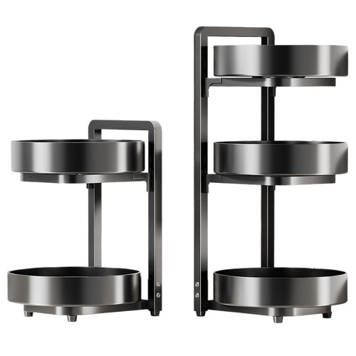 Rotatable spice rack, 2-3 layer