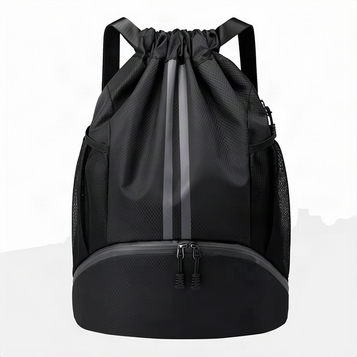 Sporty backpack with dry compartment, 20-35 L