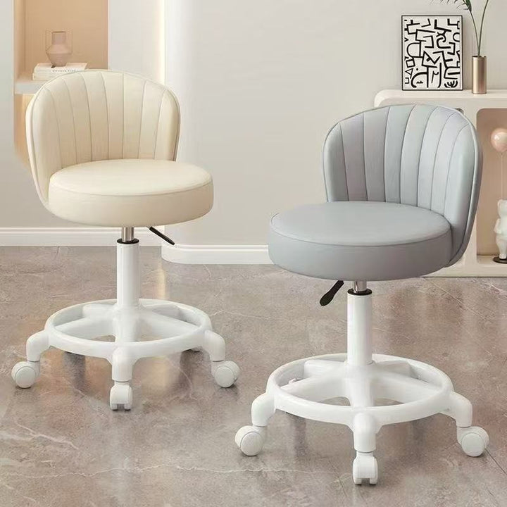 Bar stool with bowl and high backrest
