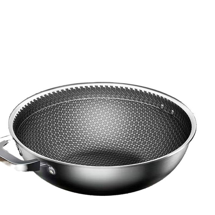 Stainless Steel Frying Pan with Glass Lid