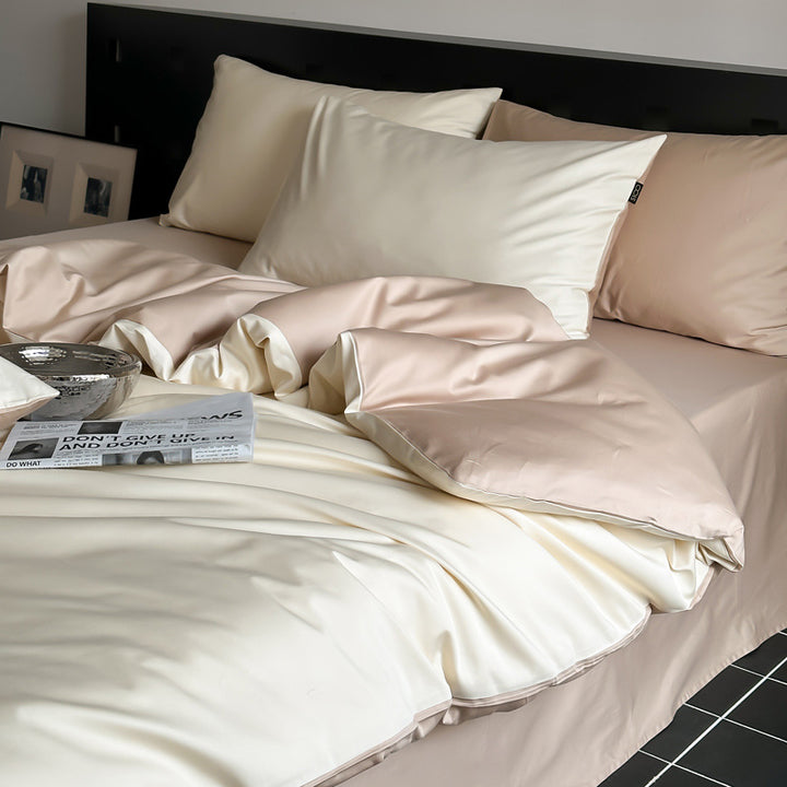 Cotton bedding set, 100% cotton, 4-piece