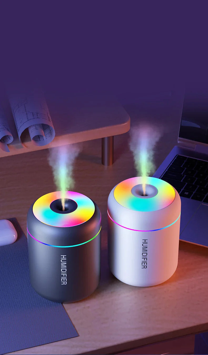 BowLift | Compact Humidifier with Aromatherapy USB-Powered for Car and Bedroom