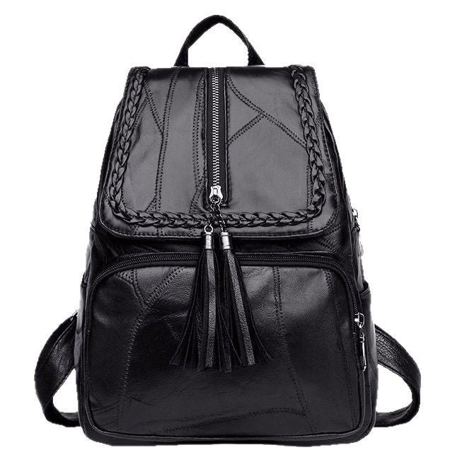 Backpack PU, waterproof, with pendants