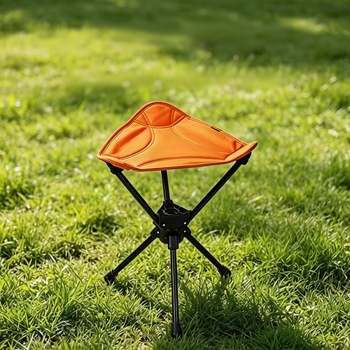 Camping chair, three-legged, foldable, lightweight