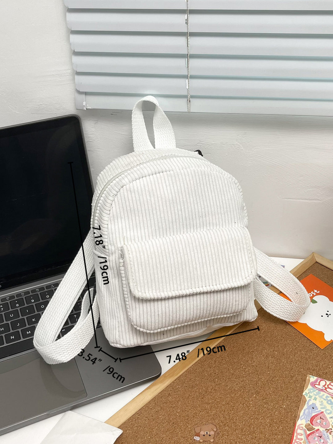 Velvet backpack, compact and durable