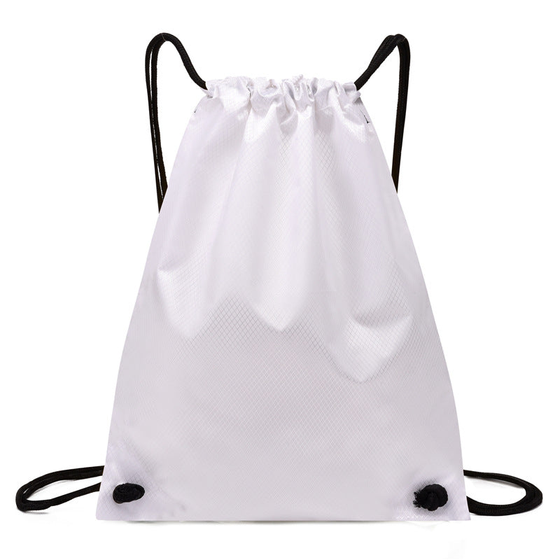 Sporty backpack with drawstring, 20–35 L, oxford fabric
