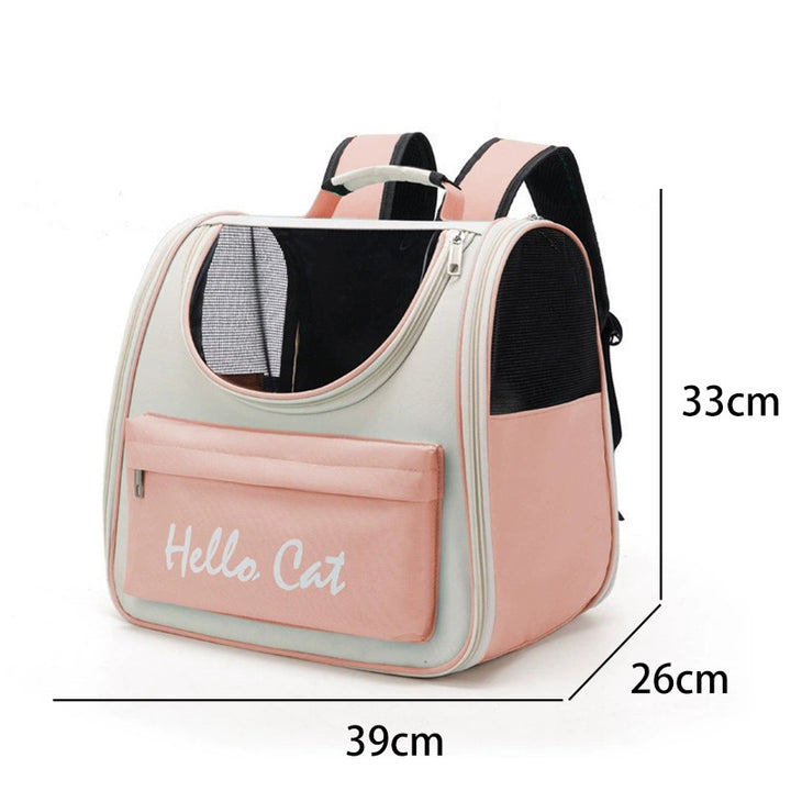 Transport backpack for dogs and cats, canvas