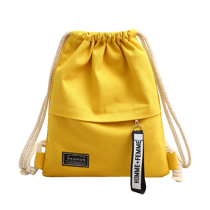 Lightweight backpack made of cotton fabric