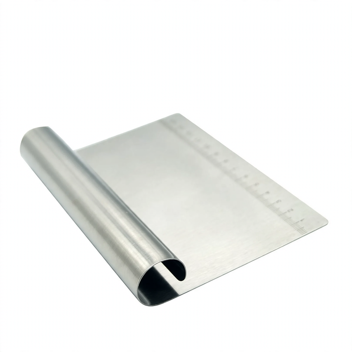 Stainless Steel Dough Scraper with Measurement Scale